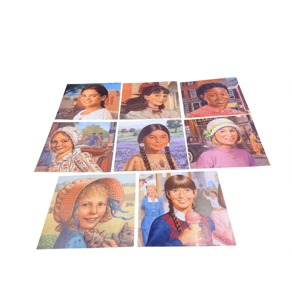 American‎ Girl Stationery Set Kids Red Paper Vtg Note Cards Stickers Pencil Y2K